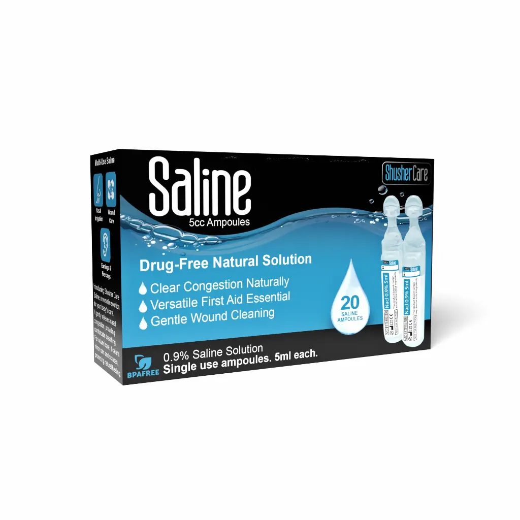 Ampollas de Solución Salina - Shusher Care