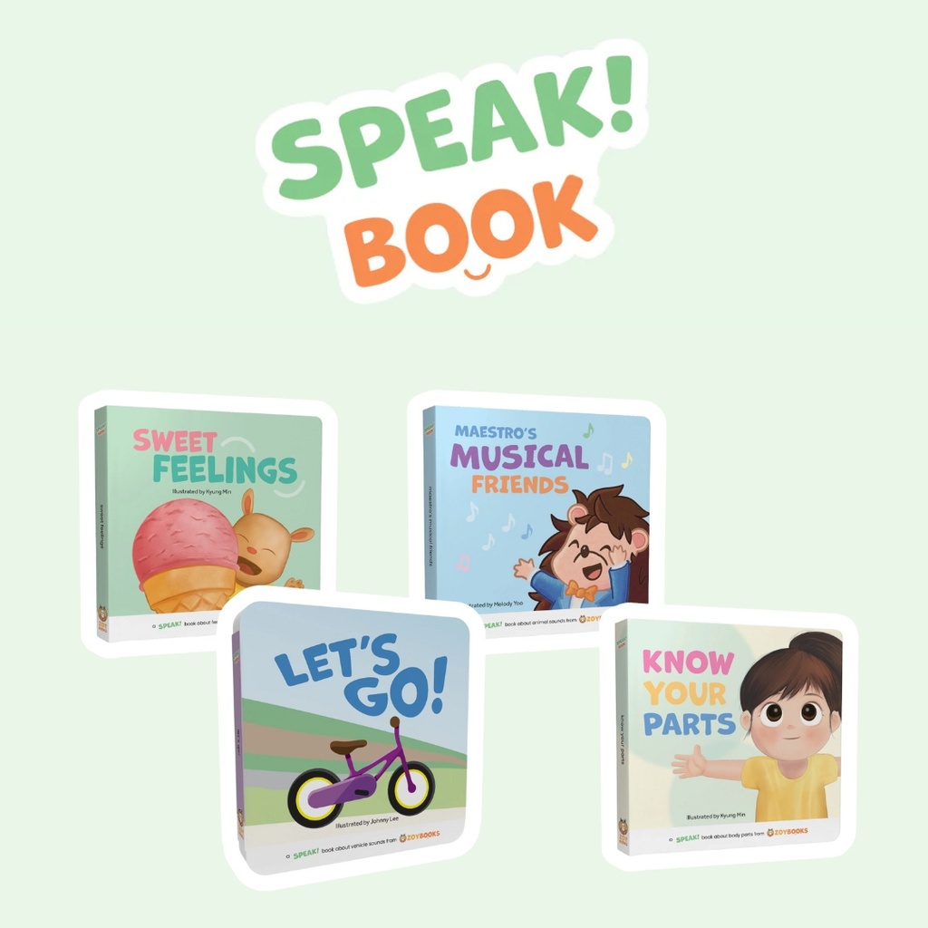 Set de libros Zoybooks SPEAK!