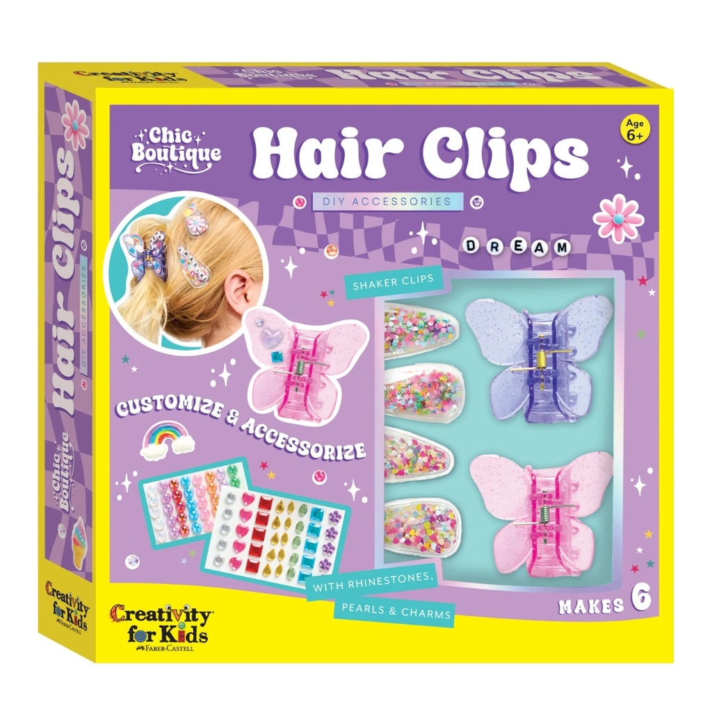 Set de Ganchos para el Cabello Personalizables - Faber Castell