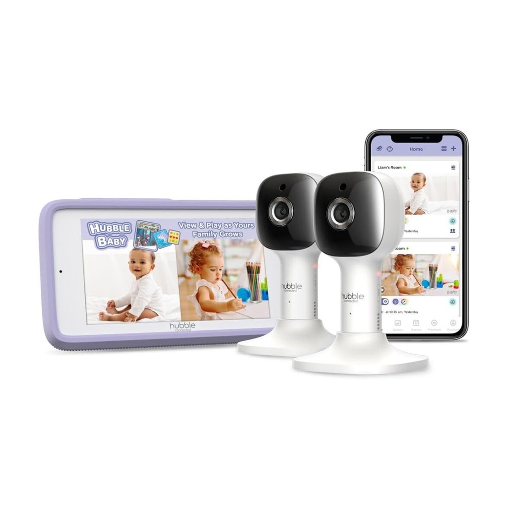 Monitor Nursery Pal Cloud Touch Twin - Hubble Connected