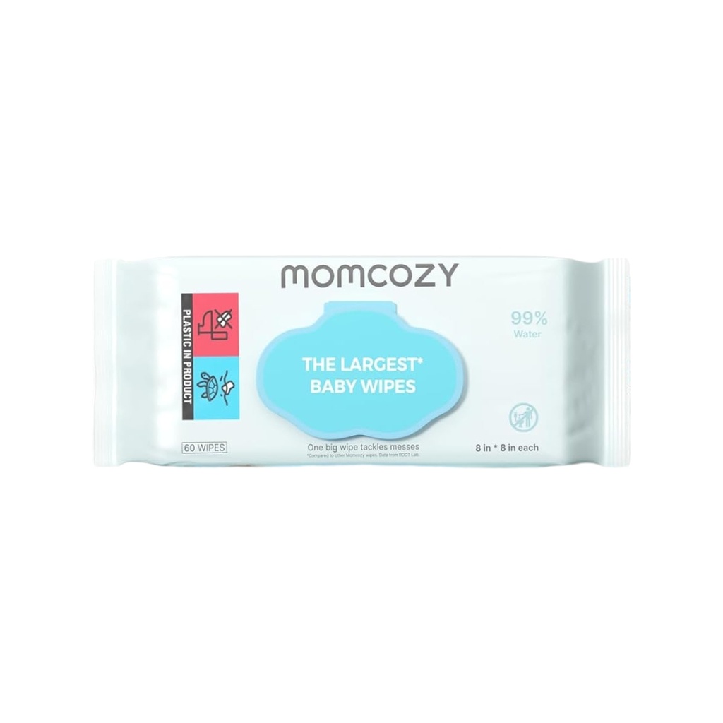 Toallitas Hipoalergénicas XL 99% Agua - Momcozy