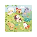 Puzzle Táctil Granja de 5 Piezas - Janod