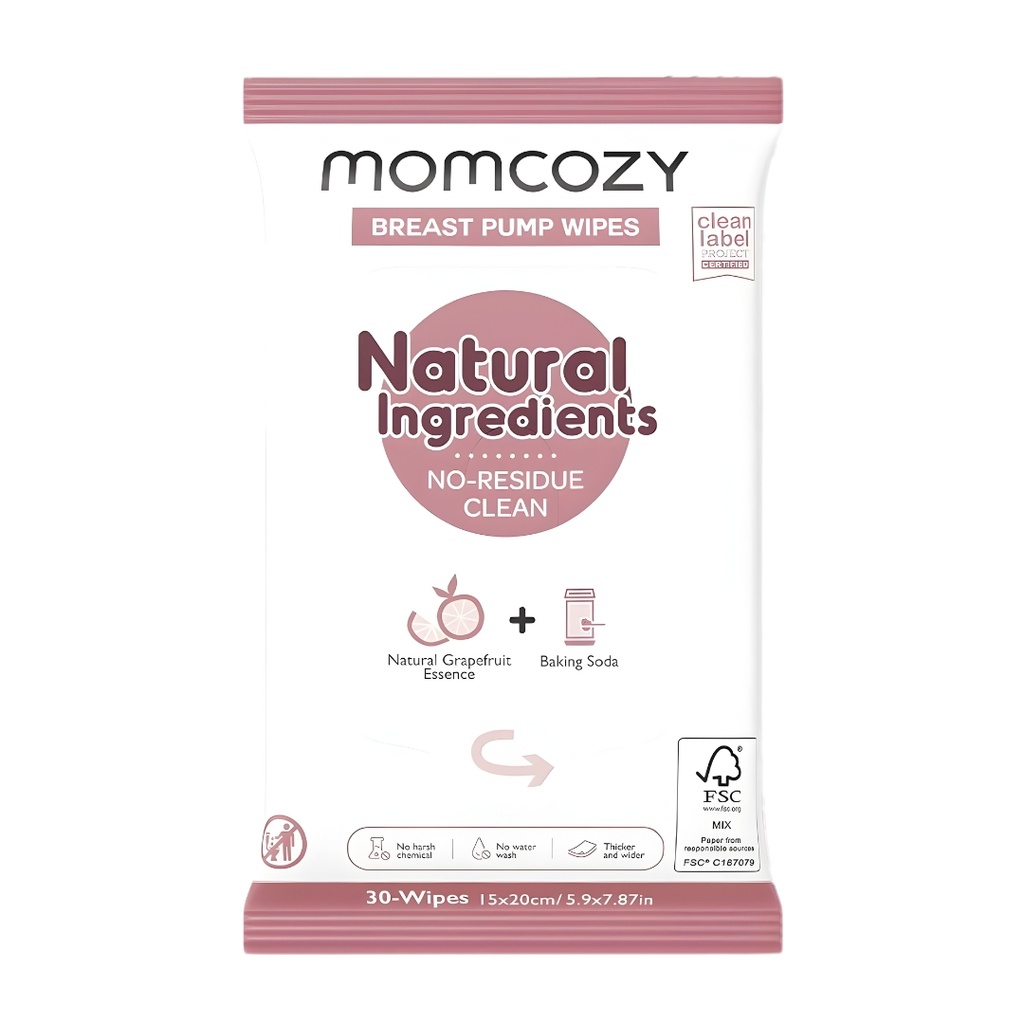 Toallitas Naturales para Extractor de Leche - Momcozy