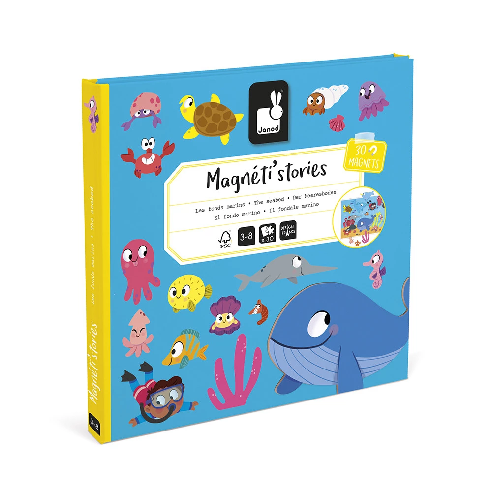 Libro Magnético de El Fondo Marino - Janod
