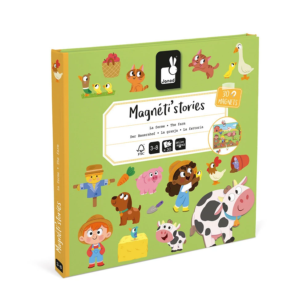 Libro Magnético de La Granja - Janod