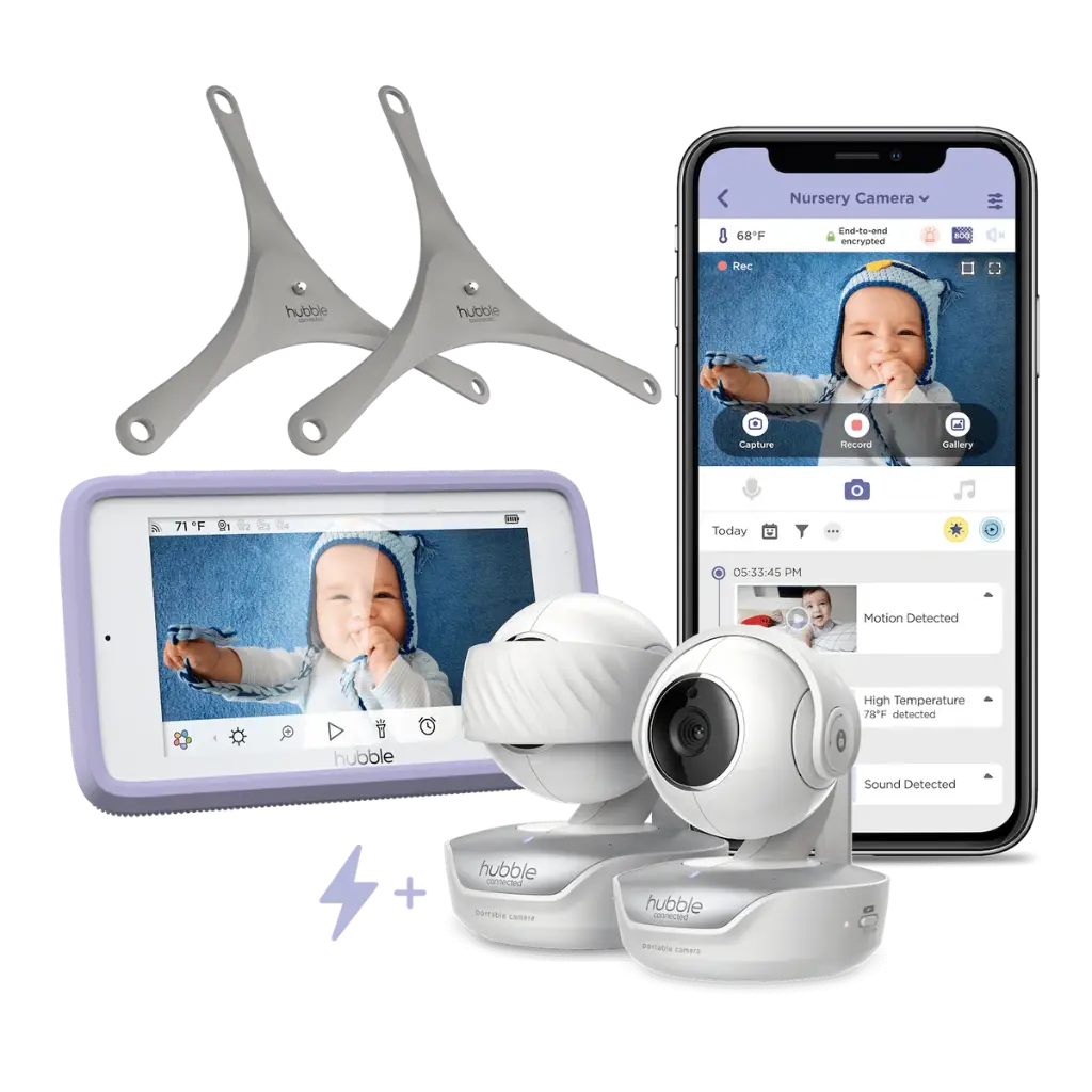 Monitor Nursery Pal Deluxe Twin - Hubble Connected