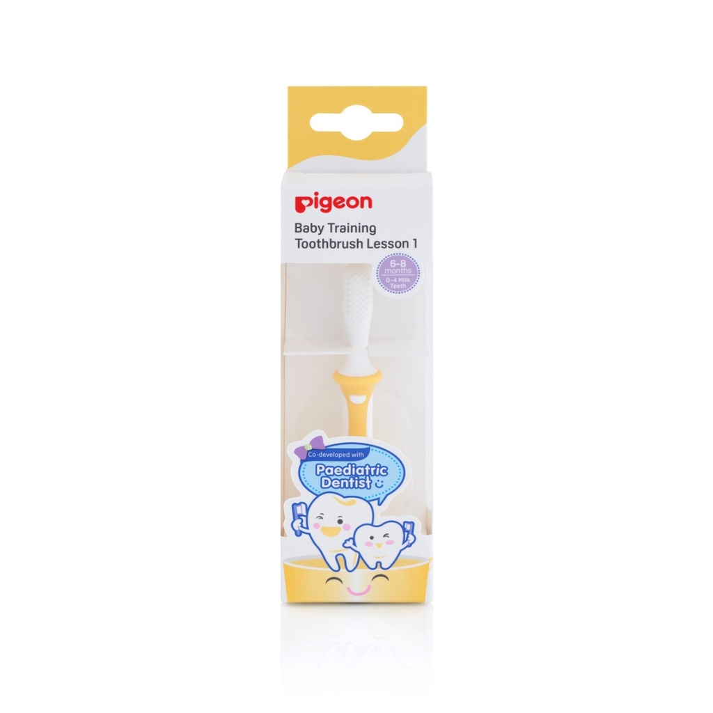 Cepillo Dental Paso 1 de Aprendizaje para Bebés - Pigeon
