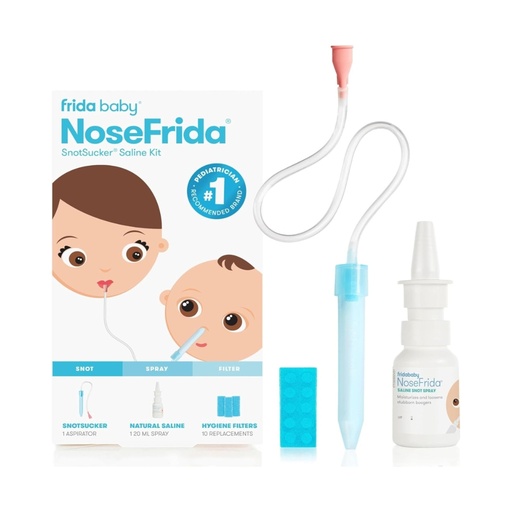 [00003] Aspirador nasal manual para bebé con solución salina