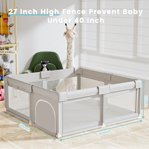 [00029] Corral para bebés 1.20 x 1.20 metros Hiaksedt