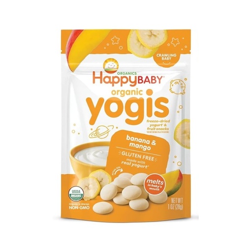 Snacks orgánicos Yogis Happy Baby