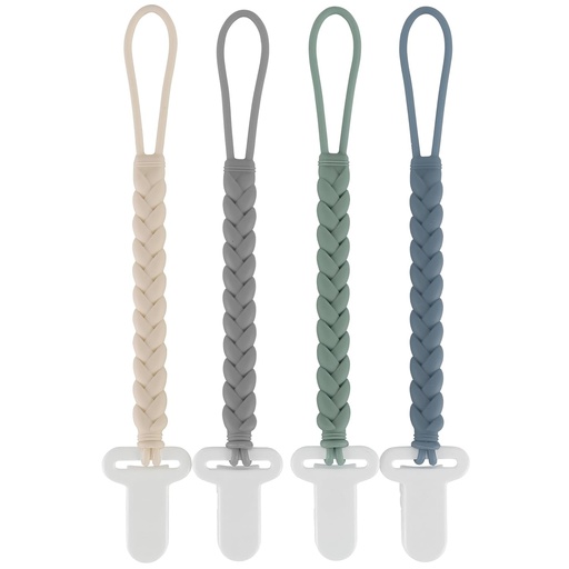 [00065] 4 clips de silicona unisex para pepe 