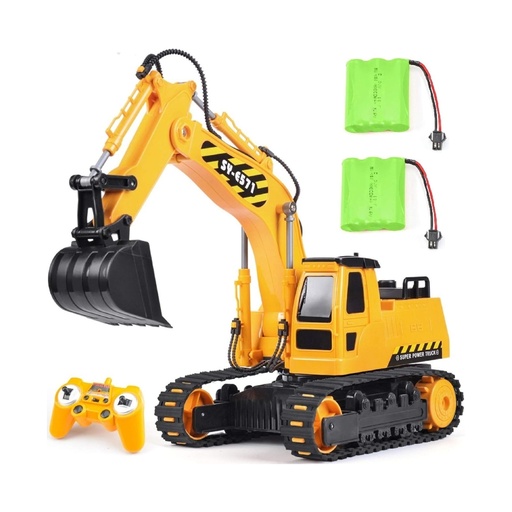 [00136] Excavadora de control remoto recargable
