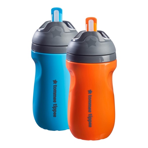 Vasos antiderrames con pajilla Tommee Tippee