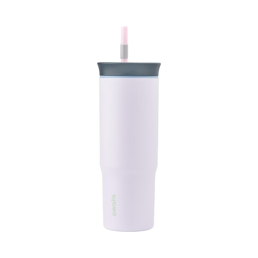 [00384] Vaso de viaje con pajilla 24 onz morado