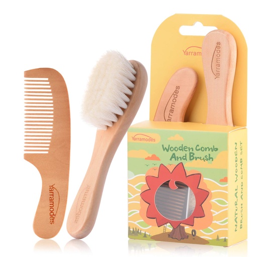 [00199] Juego de cepillo y peine para cabello