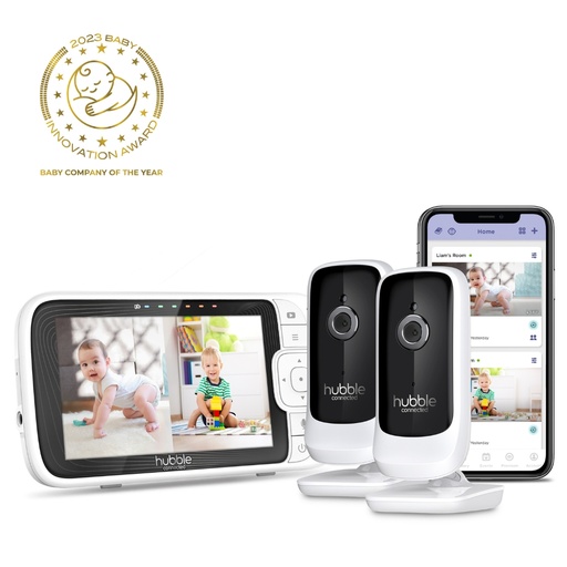 [00492] Monitor Nursery Pal Link Premium Twin - Hubble Connected