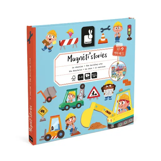 [00580] Libro Magnético de Construcción - Janod