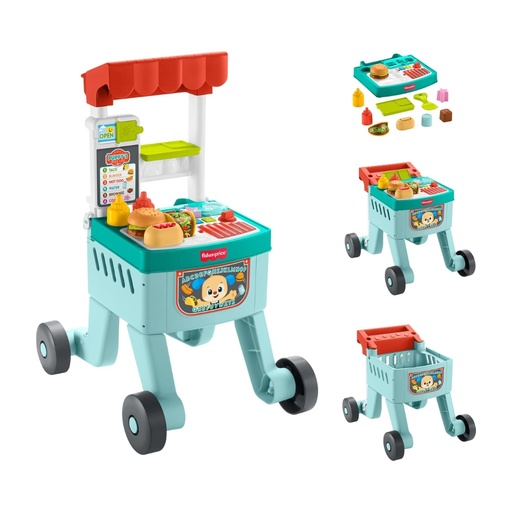 [00591] Carrito de Comida 4 en 1 para Bebés - Fisher Price
