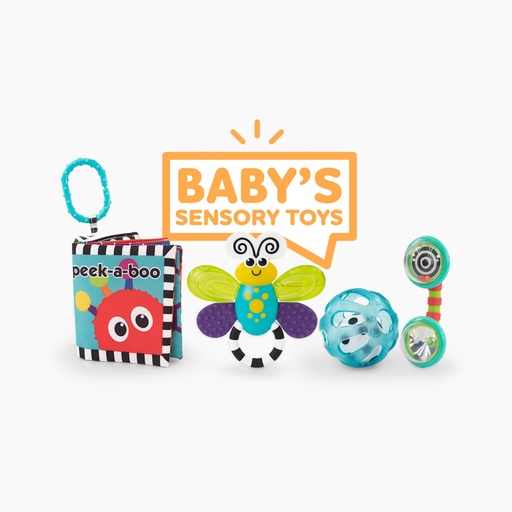 [00601] Set de Juguetes Sensoriales para Bebé - Sassy Toys