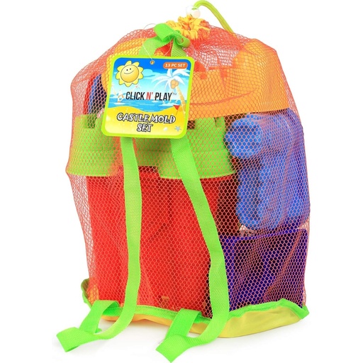 [00653] Set de Juguetes de Playa Castillo de Arena - Click N Play