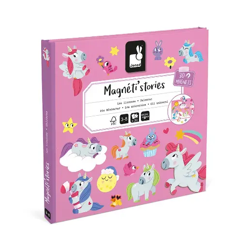 [00666] Libro Magnético de Unicornios - Janod