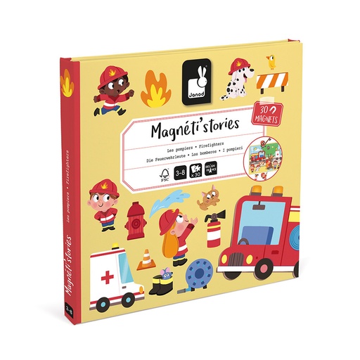 [00669] Libro Magnético de Bomberos - Janod