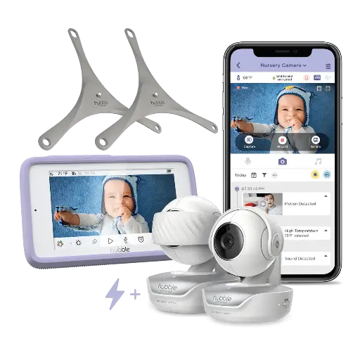 [00682] Monitor Nursery Pal Deluxe Twin - Hubble Connected