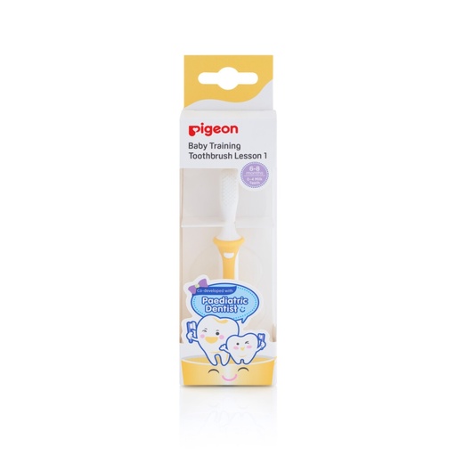 [00751] Cepillo Dental Paso 1 de Aprendizaje para Bebés - Pigeon