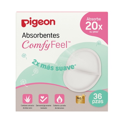 [00761] Pads Absorbentes para Lactancia Comfy Feel - Pigeon