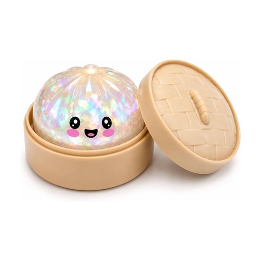 [00787] Squishy Brillante Antiestrés en Forma de Dumpling